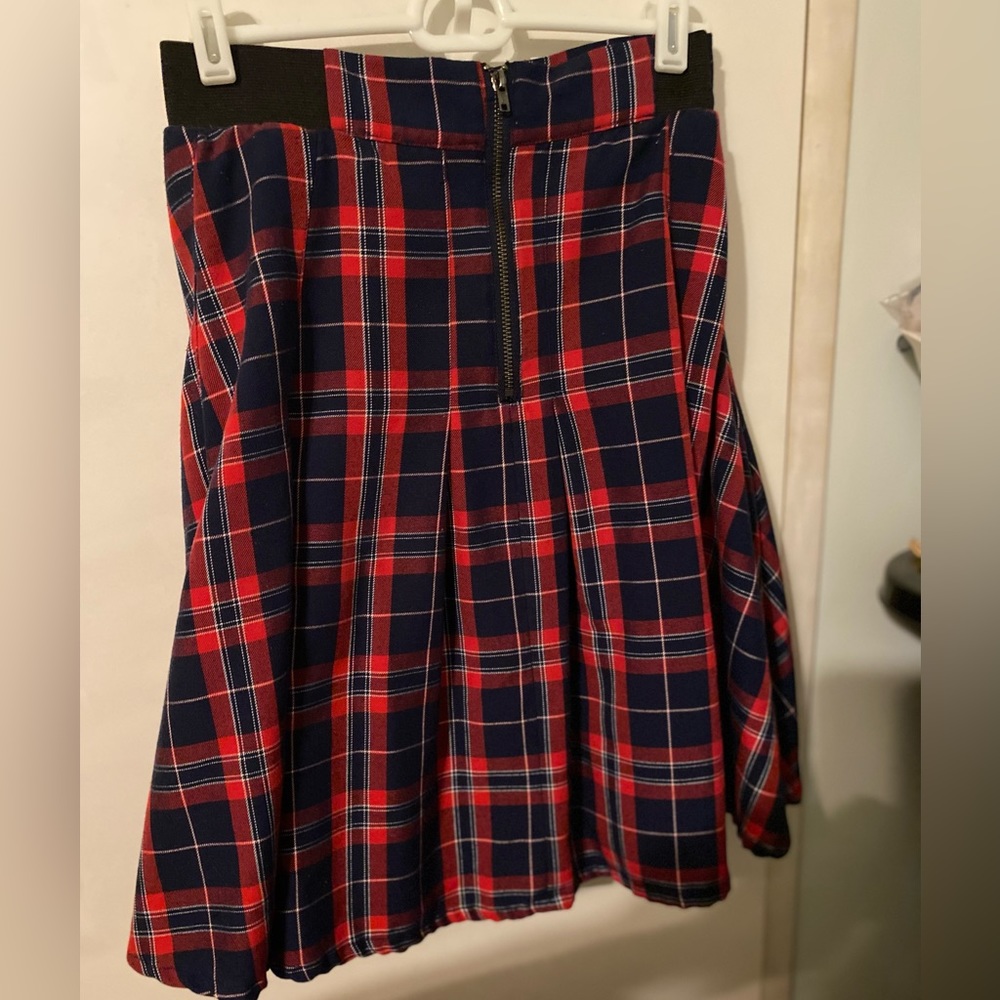 Torrid Plaid MINi Skirt w/ Zipper at back